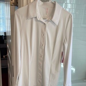 Commando White Button Down Shirt
